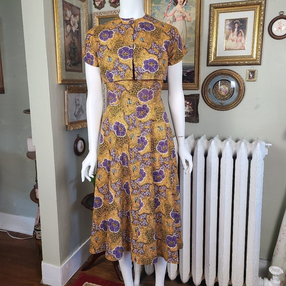 Vintage Dress with Bolero